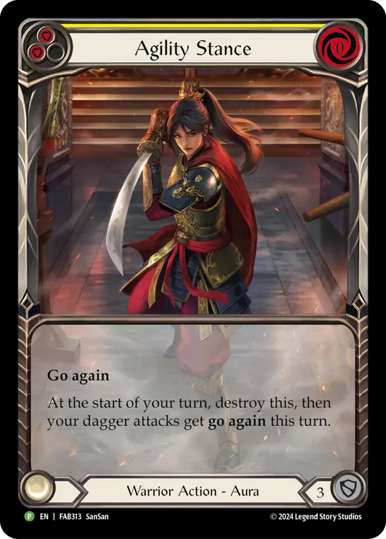Card: Agility Stance (yel)
