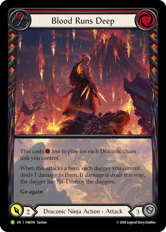 Card: Blood Runs Deep (red)