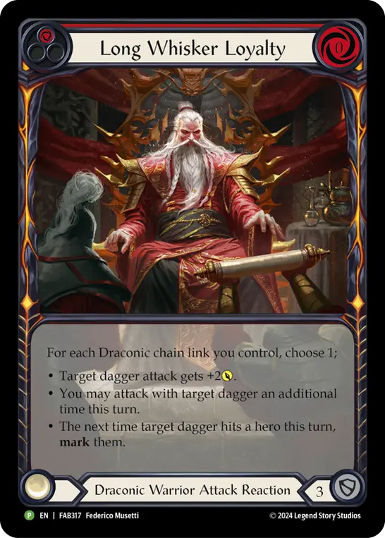 Card: Long Whisker Loyalty (red)