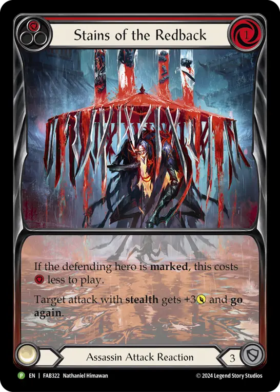 Card: Stains of the Redback (red)