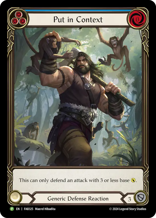 Card: Put in Context (blu)