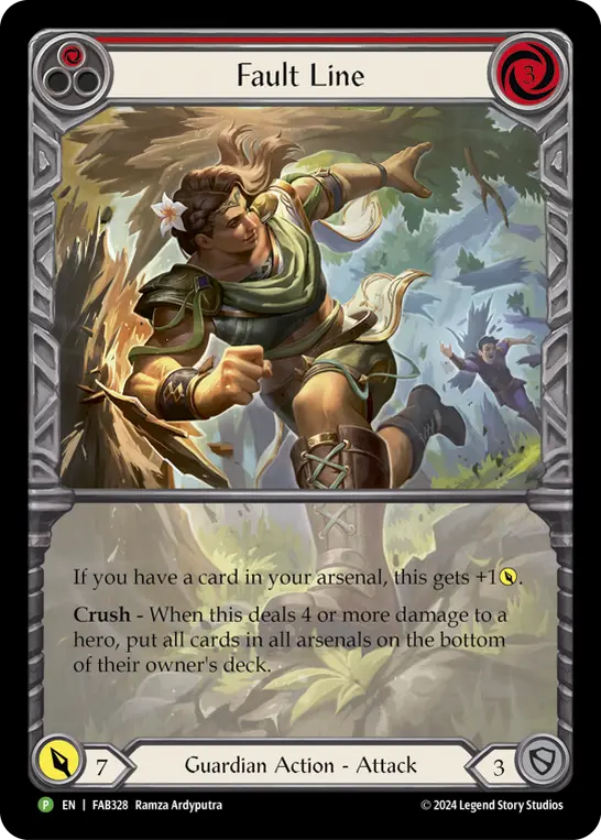 Card: Fault Line (red)