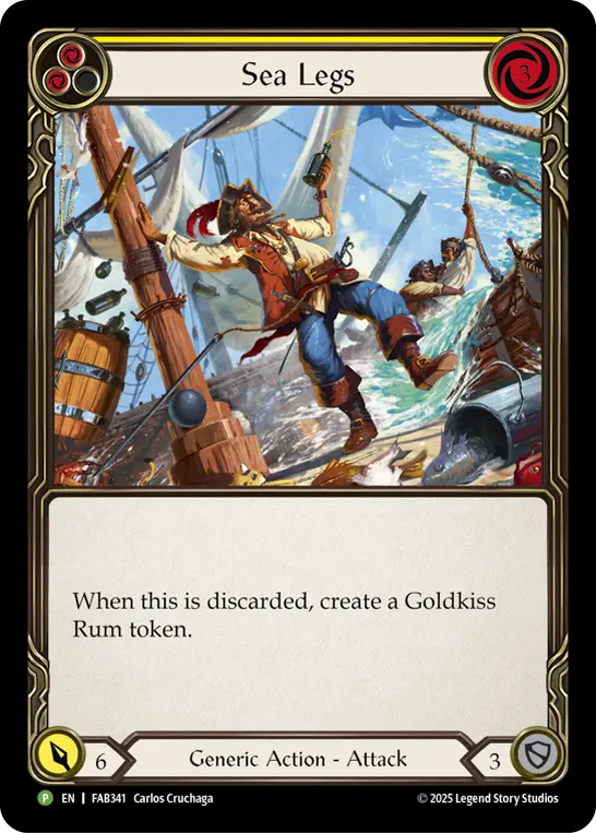 Card: Sea Legs (yel)