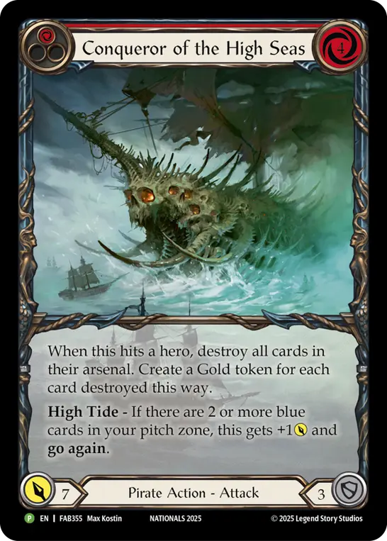 Card: Conqueror of the High Seas (red)