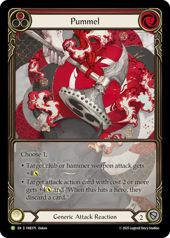 Card: Pummel (red)
