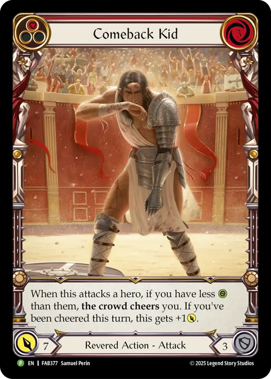 Card: Comeback Kid (red)