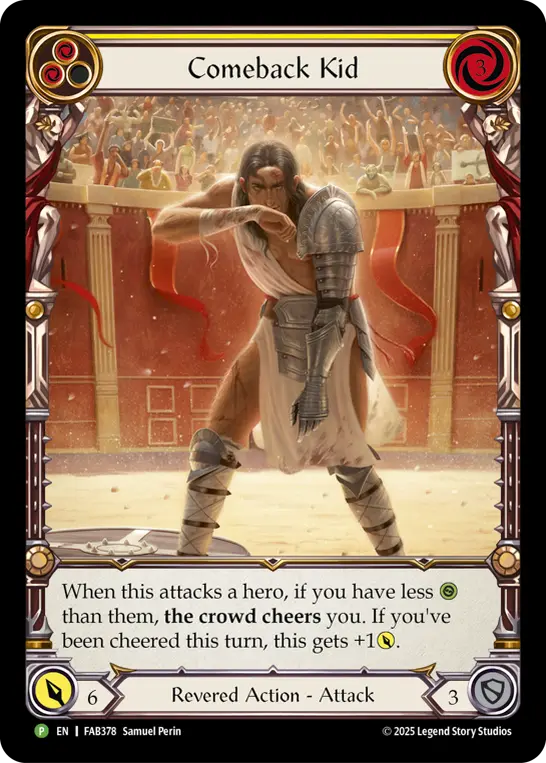 Card: Comeback Kid (yel)