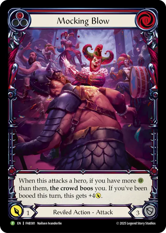 Card: Mocking Blow (red)