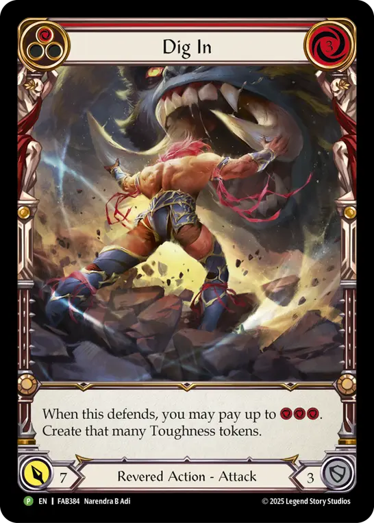 Card: Dig In (red)