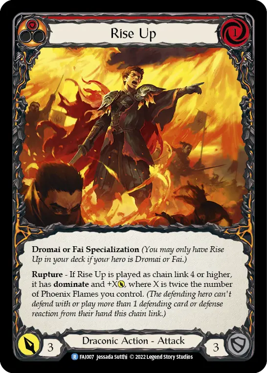 Card image of Rise Up (Red)