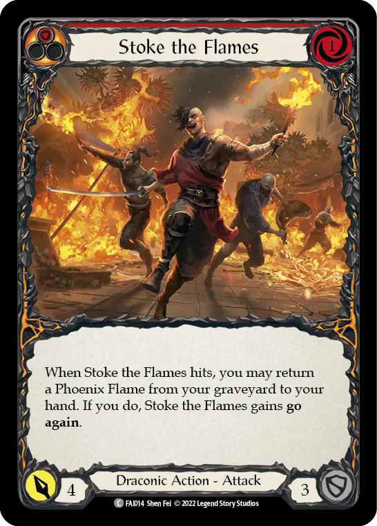 Card: Stoke the Flames (red)