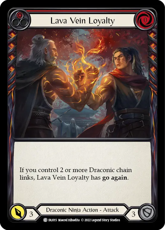 Card image of Lava Vein Loyalty (Red)