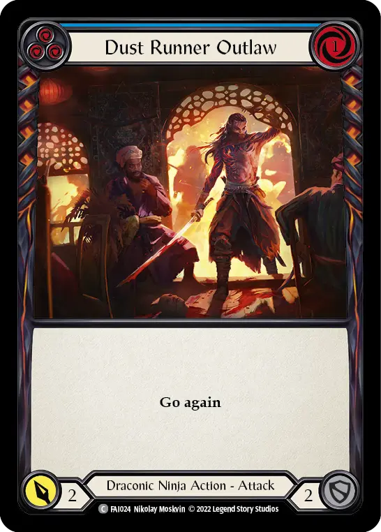 Card: Dust Runner Outlaw (blu)