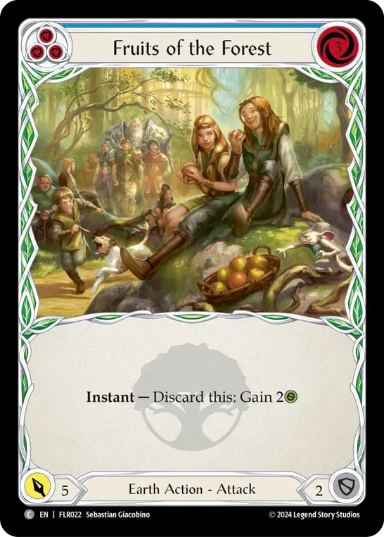 Image of the card for Fruits of the Forest (Blue)