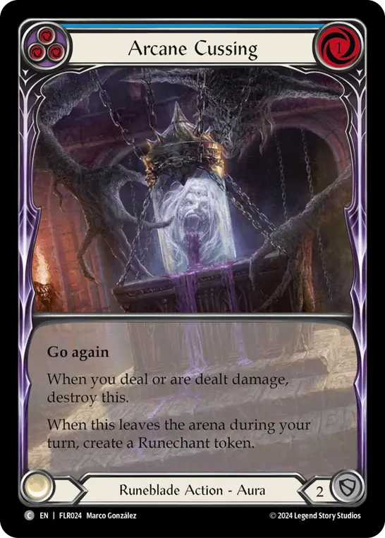 Card: Arcane Cussing (blu)