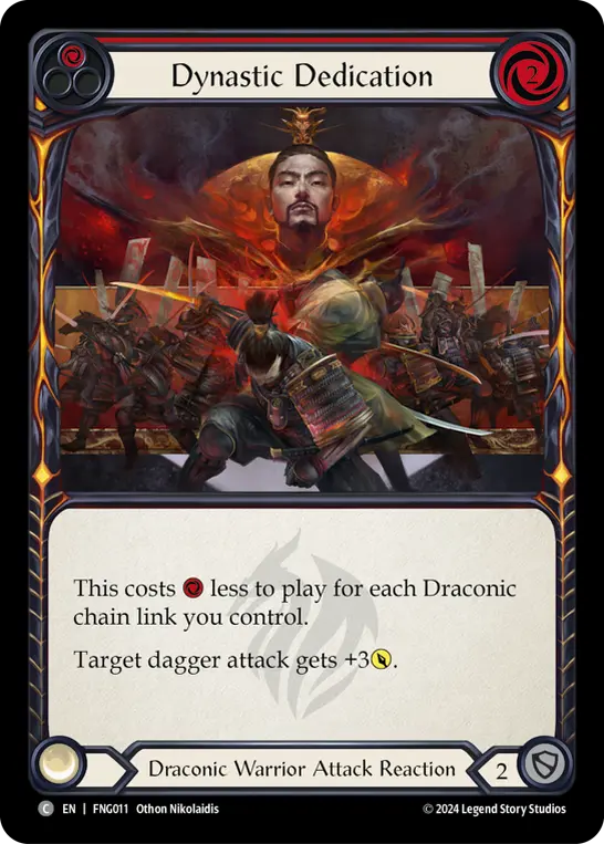 Card: Dynastic Dedication (red)