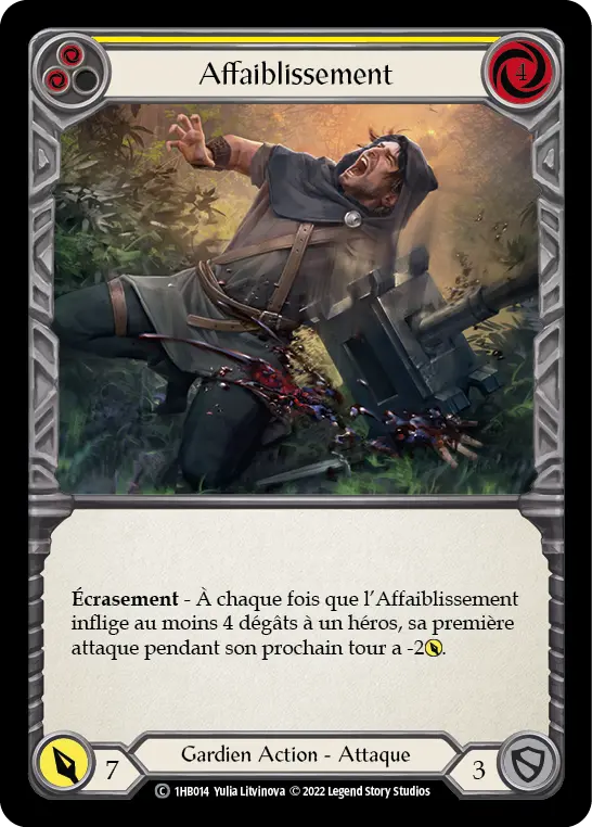 Card: Debilitate (yel)