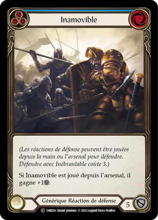 Card: Unmovable (blu)