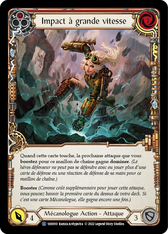 Card: High Speed Impact (red)