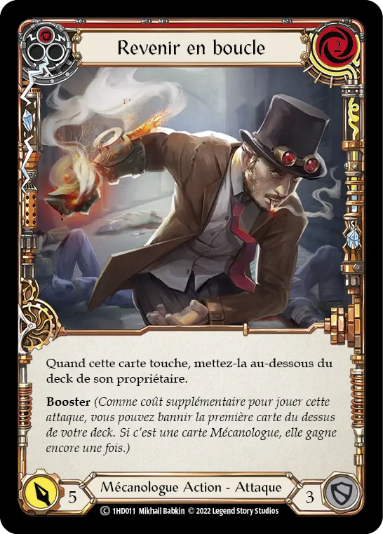 Card: Over Loop (red)
