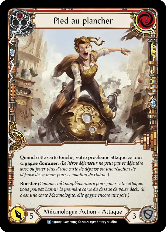 Card: Pedal to the Metal (red)