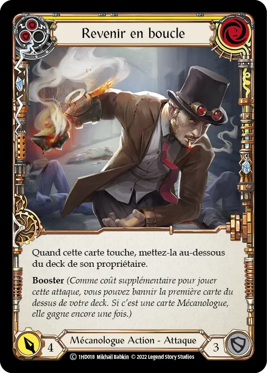 Card: Over Loop (yel)