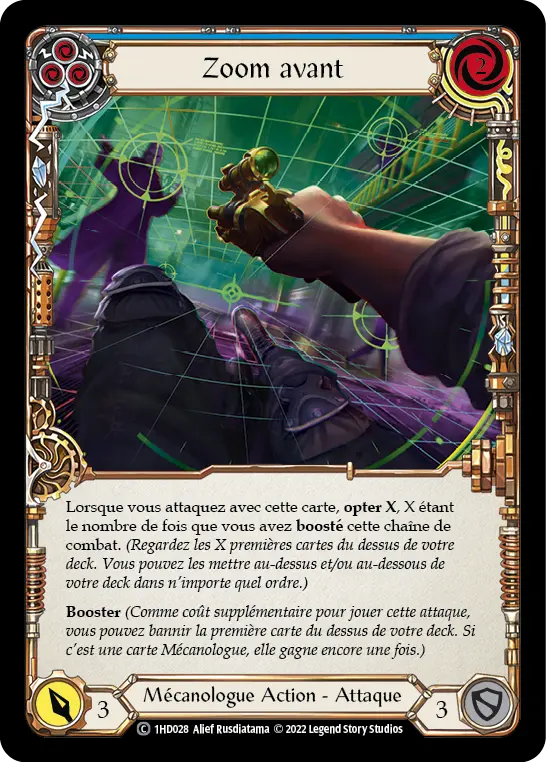 Card: Zoom In (blu)