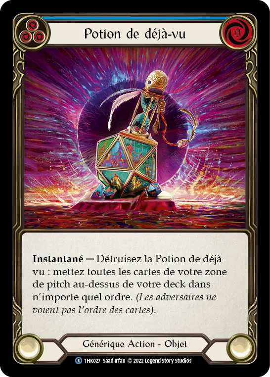 Card: Potion of Déjà Vu (blu)