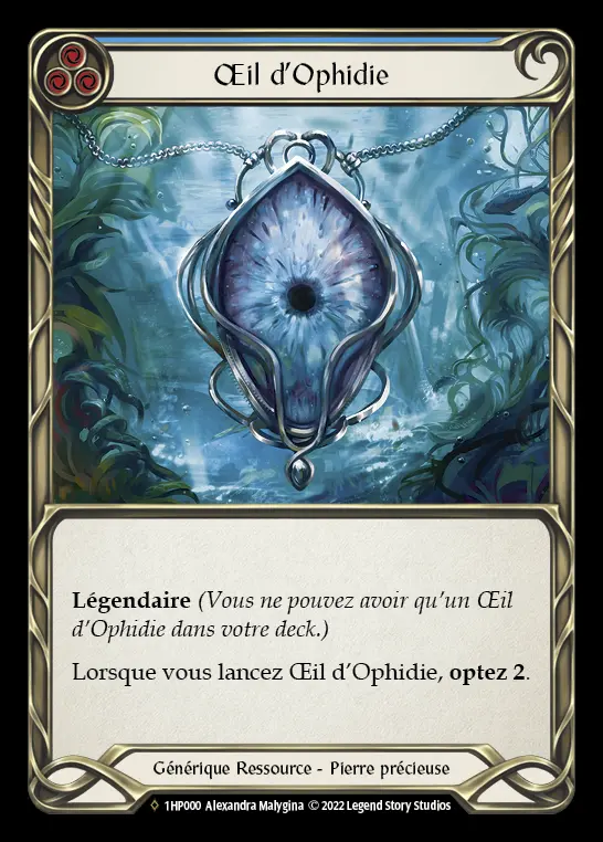 Card: Eye of Ophidia (blu)