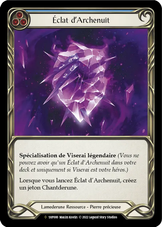 Card: Arknight Shard (blu)