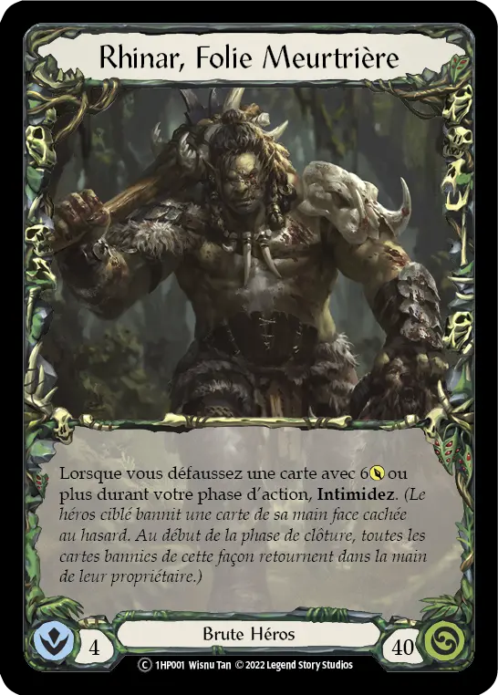Card: Rhinar, Reckless Rampage