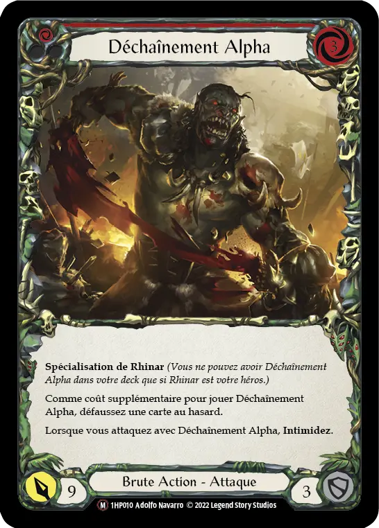 Card: Alpha Rampage (red)