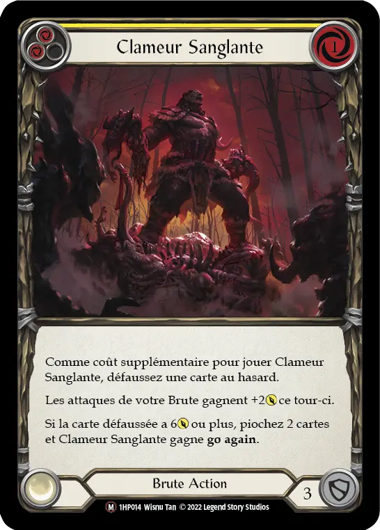 Card: Bloodrush Bellow (yel)