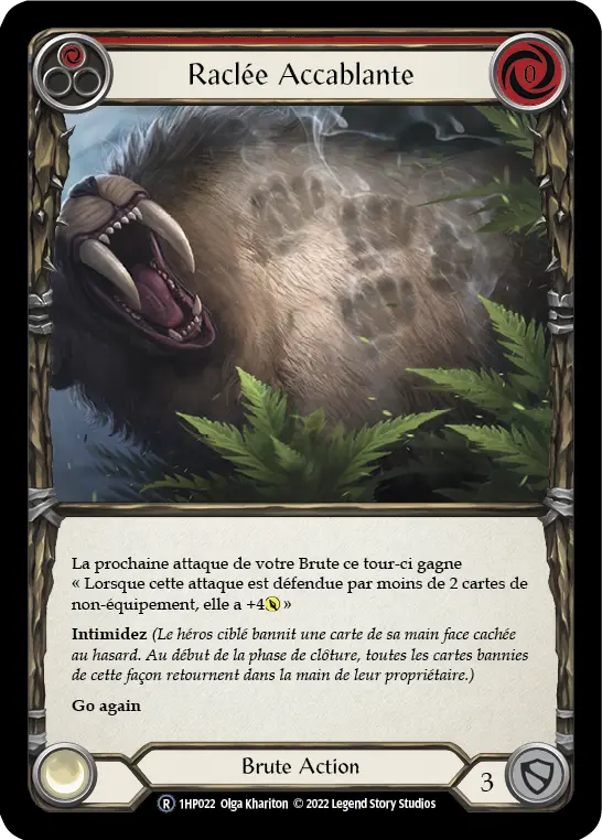 Card: Barraging Beatdown (red)