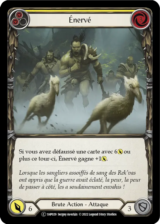 Card: Riled Up (yel)