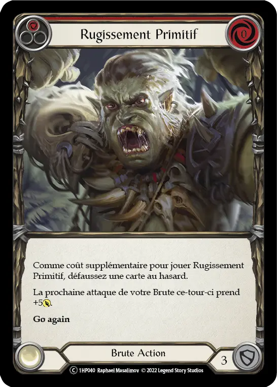 Card: Primeval Bellow (red)