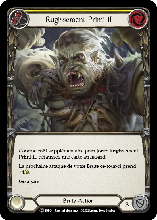 Card: Primeval Bellow (yel)