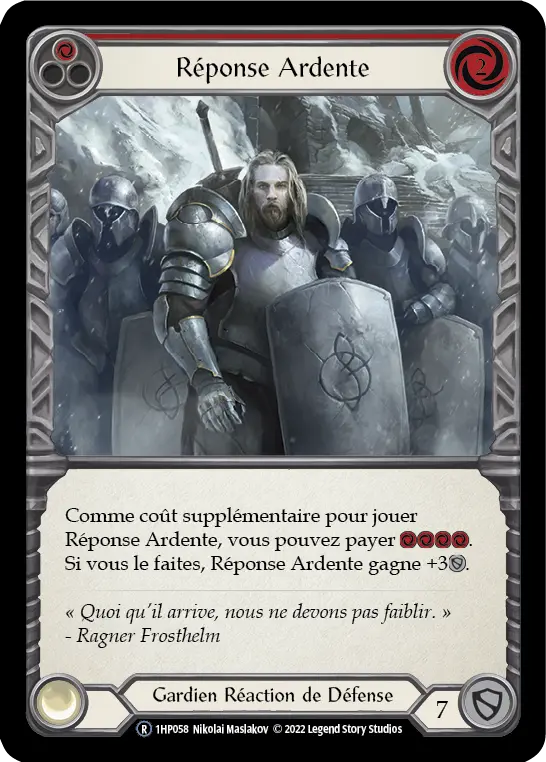 Card: Staunch Response (red)