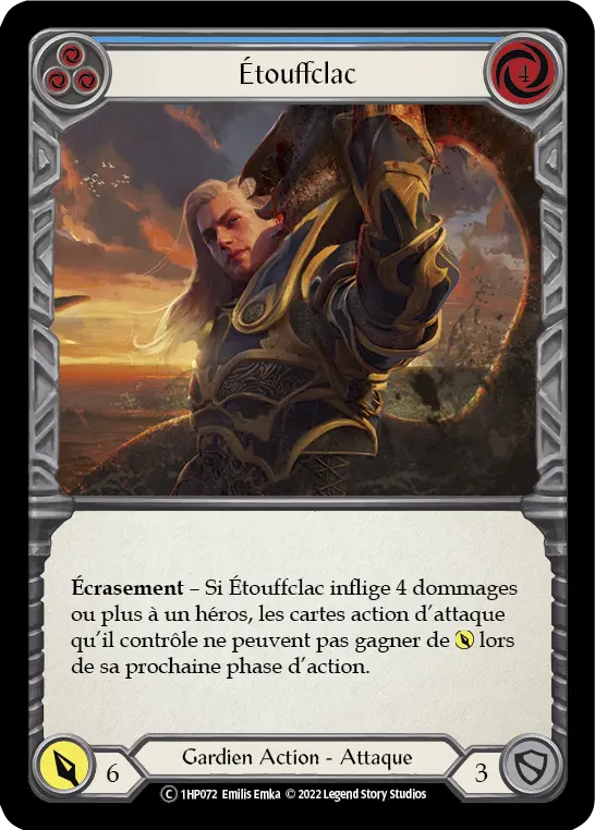 Card: Chokeslam (blu)