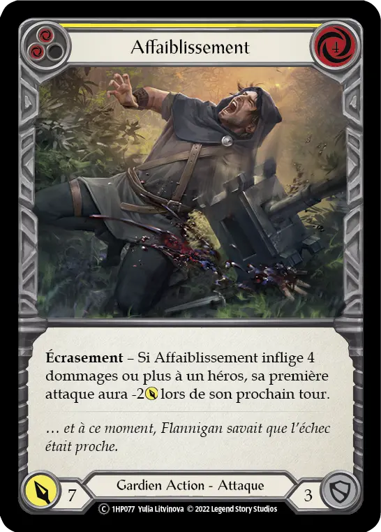 Card: Debilitate (yel)