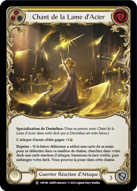Card: Singing Steelblade (yel)