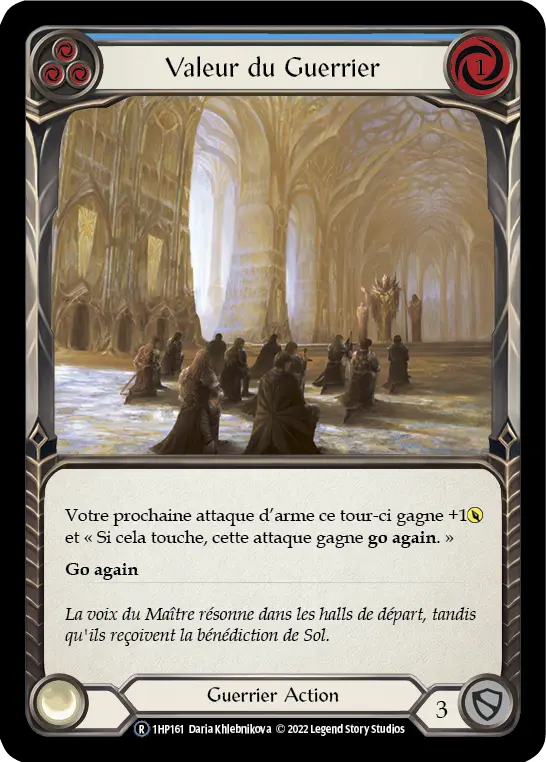 Card: Warrior's Valor (blu)