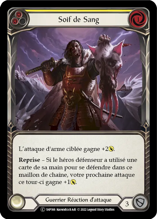 Card: Out for Blood (yel)