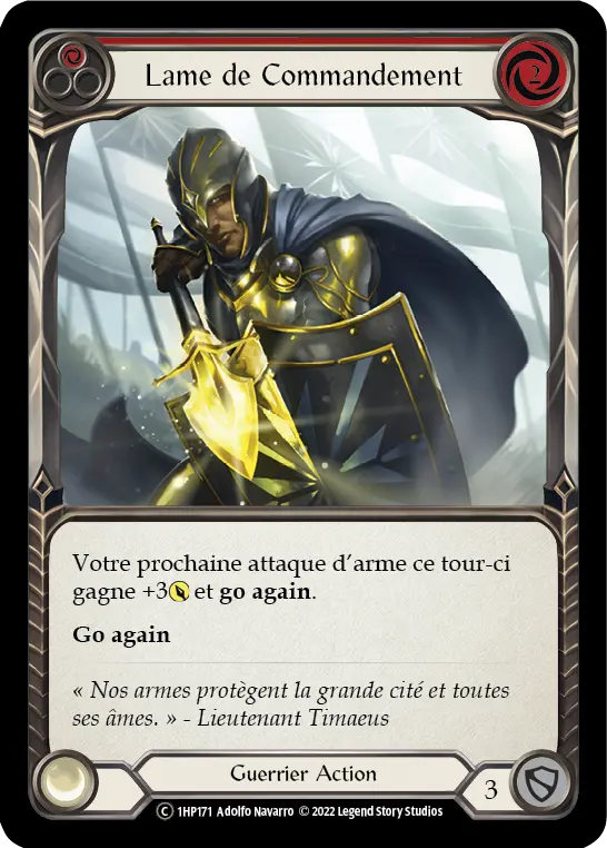 Card: Driving Blade (red)