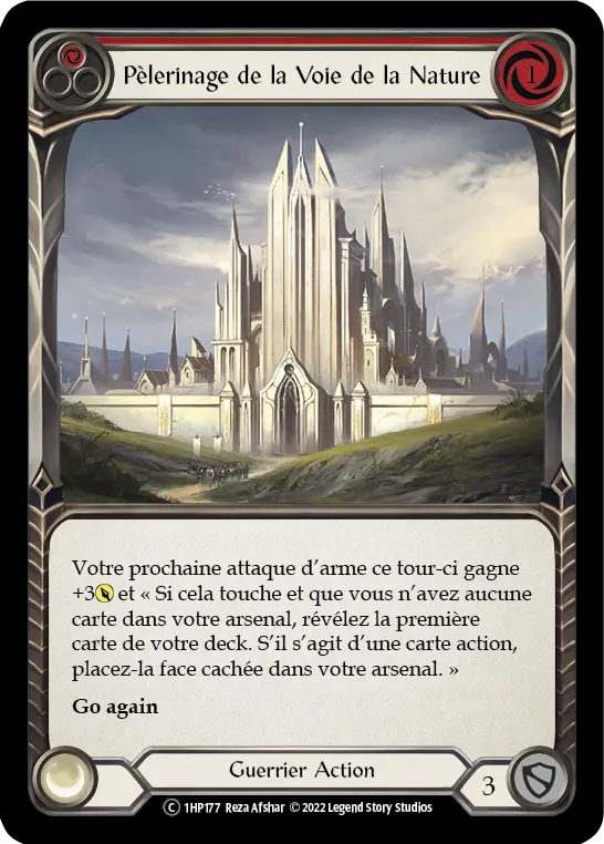 Card: Nature's Path Pilgrimage (red)