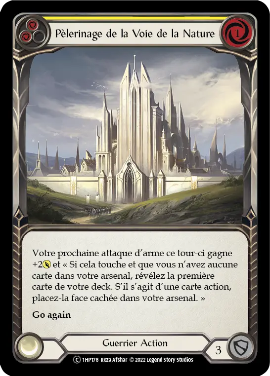 Card: Nature's Path Pilgrimage (yel)