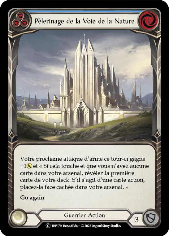 Card: Nature's Path Pilgrimage (blu)