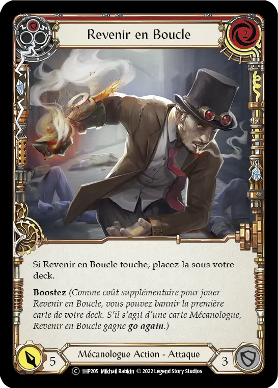 Card: Over Loop (red)