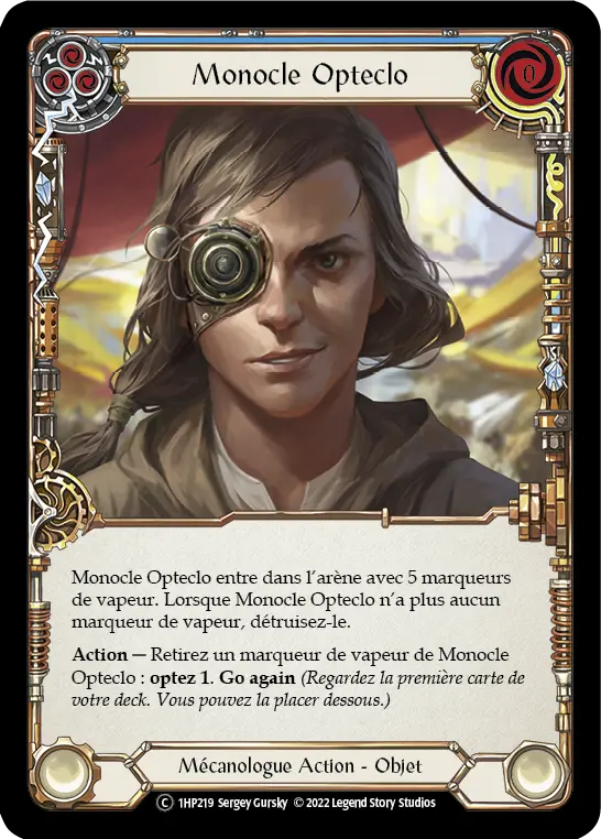 Card: Optekal Monocle (blu)