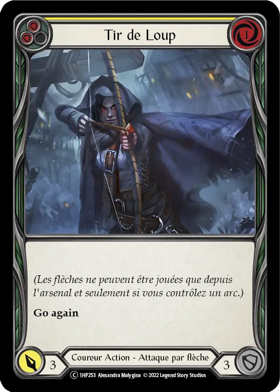 Card: Sic 'Em Shot (yel)